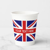 Britse Union Jack English pride party Papieren Bekers (Voorkant)
