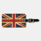 Britse Union Jack Flag  Bagagelabel (Voorkant horizontaal)