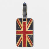 Britse Union Jack Flag  Bagagelabel (Achterkant verticaal)