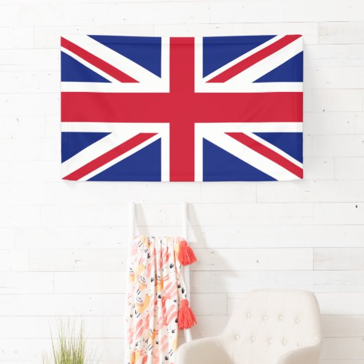 Britse Union Jack Flag Banner (Insitu)
