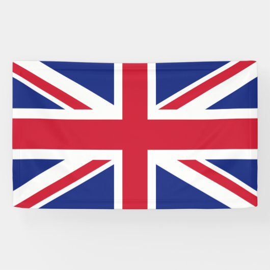 Britse Union Jack Flag Banner (Horizontaal)