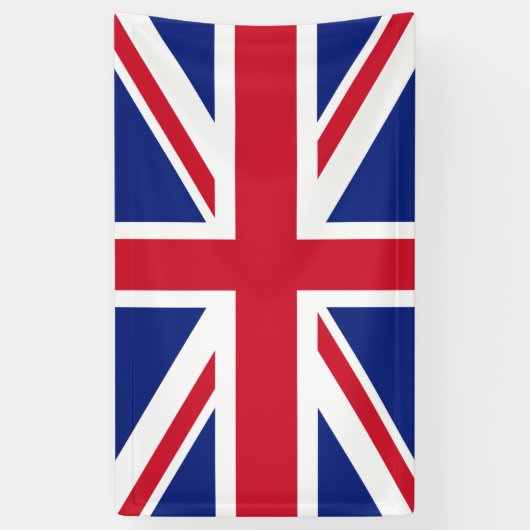 Britse Union Jack Flag Banner (Verticaal)