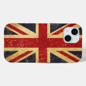Britse Union Jack Flag  Case-Mate iPhone Case (Achterkant (horizontaal))