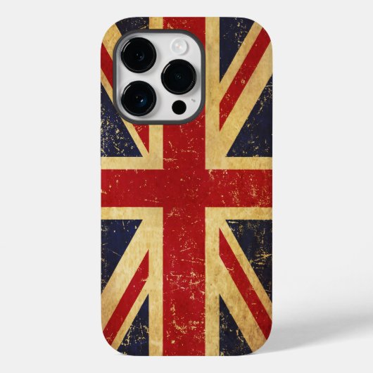 Britse Union Jack Flag  Case-Mate iPhone Case (Achterkant)
