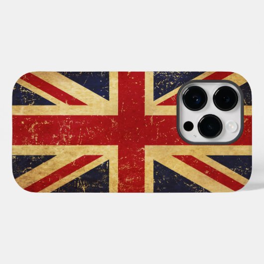 Britse Union Jack Flag  Case-Mate iPhone Case (Achterkant (horizontaal))