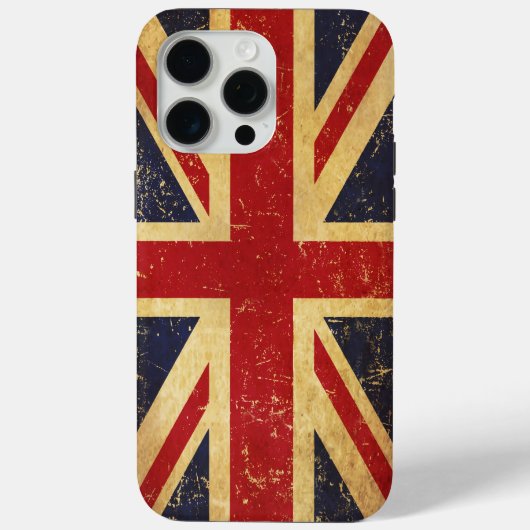Britse Union Jack Flag  Case-Mate iPhone Case (Achterkant)