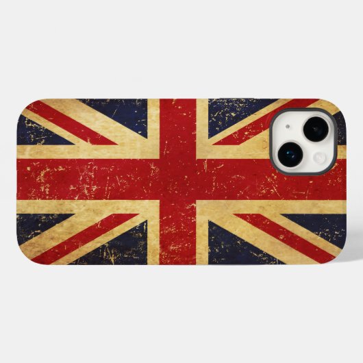 Britse Union Jack Flag  Case-Mate iPhone Case (Achterkant (horizontaal))
