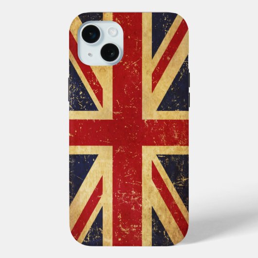 Britse Union Jack Flag  Case-Mate iPhone Case (Achterkant)