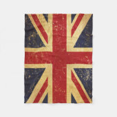 Britse Union Jack Flag  Fleece Deken (Voorkant)