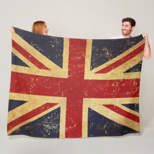 Britse Union Jack Flag  Fleece Deken