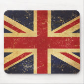 Britse Union Jack Flag  Grunge Muismat (Voorkant)