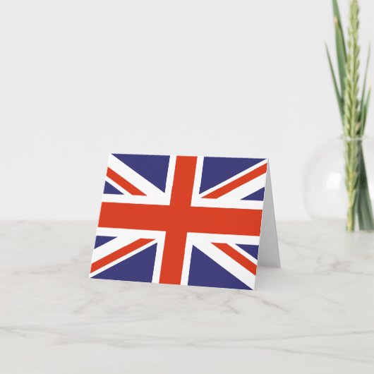 Britse Union Jack Flag kaart (Voorkant)