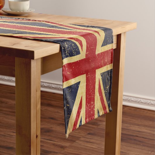 Britse Union Jack Flag Korte Tafelloper (Voorbeeld)