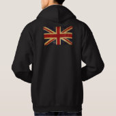 Britse Union Jack Flag  Mannen Hoodie (Achterkant)