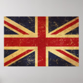 Britse Union Jack Flag  Poster (Voorkant)