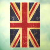 Britse Union Jack Flag  Raamsticker (Vel 3)