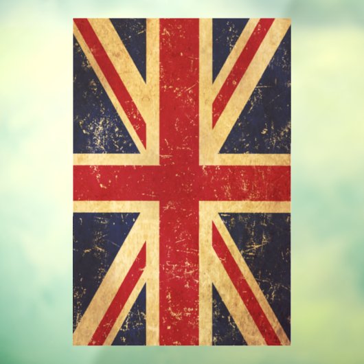 Britse Union Jack Flag  Raamsticker (Vel 3)