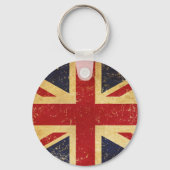 Britse Union Jack Flag  Sleutelhanger (Voorkant)