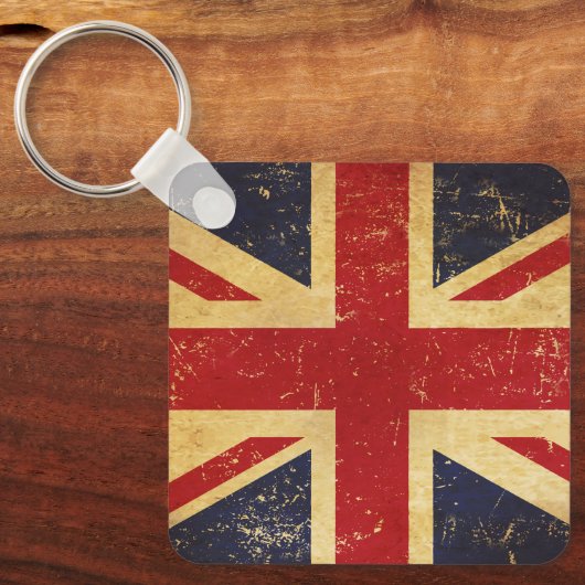 Britse Union Jack Flag Sleutelhanger (Voorkant)