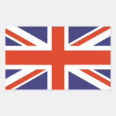 Britse Union Jack Flag Sticker (Voorkant)