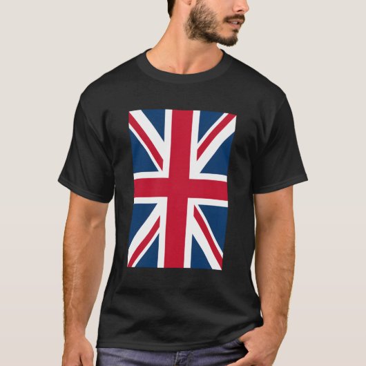 Britse Union Jack Flag T-shirt (Voorkant)