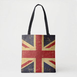 Britse Union Jack Flag  Tote Bag