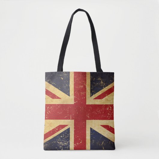 Britse Union Jack Flag  Tote Bag (Voorkant)