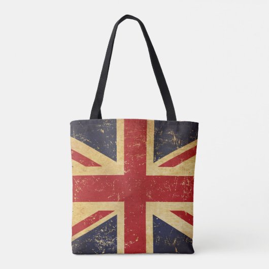 Britse Union Jack Flag Tote Bag (Achterkant)