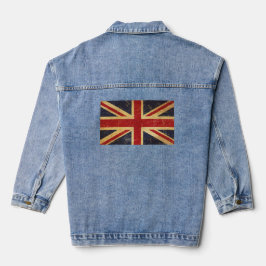 Britse Union Jack Flag  Vrouwen Denim Jacket