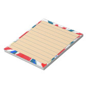 Britse Union Jack Flag  Worn Notitieblok (Linkerzijde)