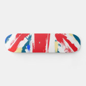 Britse Union Jack Flag Worn Skateboard (Horizontaal)