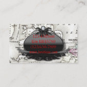  Britse Union Jack Londen mode Visitekaartje (Achterkant)