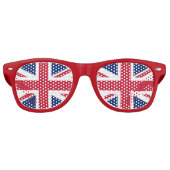 Britse Union Jack Retro Zonnebril (Voorkant)