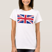 Britse Union Jack vlag 1:2 schaal T-shirt (Voorkant)