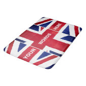 Britse Union Jack-vlag badkamer schuim badmat (Gekanteld)