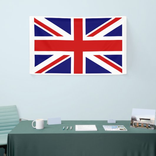 Britse Union Jack vlag banner (Beurs)