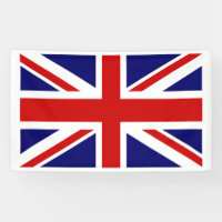 Britse Union Jack vlag banner