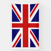 Britse Union Jack vlag banner (Verticaal)