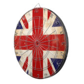 Britse Union Jack-vlag Dartbord (Voorkant Rechts)