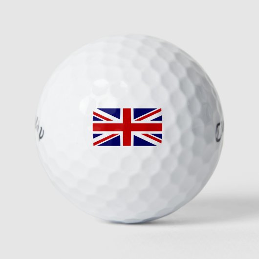Britse Union Jack-vlag Golfballen (Voorkant)