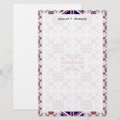 Britse Union Jack vlag in lagen Briefpapier (Voorkant / Achterkant)