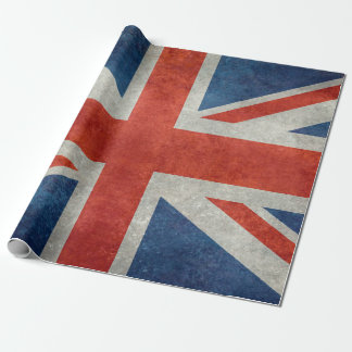 Britse Union Jack Vlag in retro stijl vintage Cadeaupapier