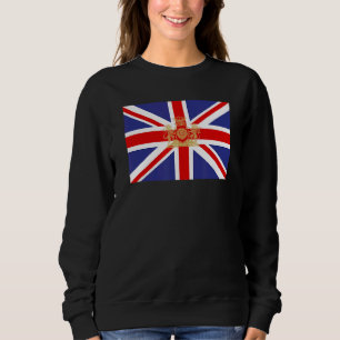 Britse Union Jack vlag met Royal Crest UK United Trui