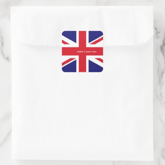 Britse Union Jack vlag sticker (Tas)