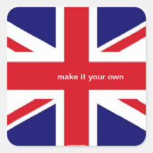 Britse Union Jack vlag sticker (Voorkant)
