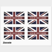 Britse Union Jack vlag stickers (Vel)