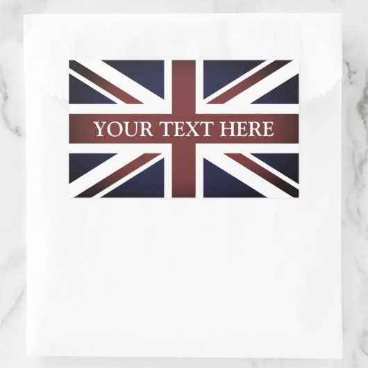 Britse Union Jack vlag stickers (Tas)