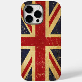 Britse Union Jack Vlag Vintage Case-Mate iPhone 14 Pro Max Hoesje