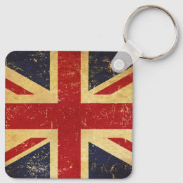 Britse Union Jack Vlag Vintage Sleutelhanger
