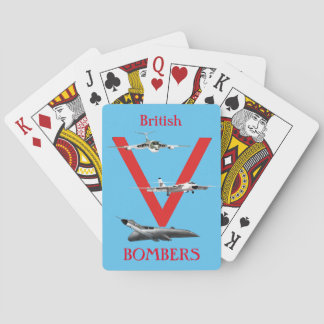 Britse 'V' bommenwerpers spelen kaarten
